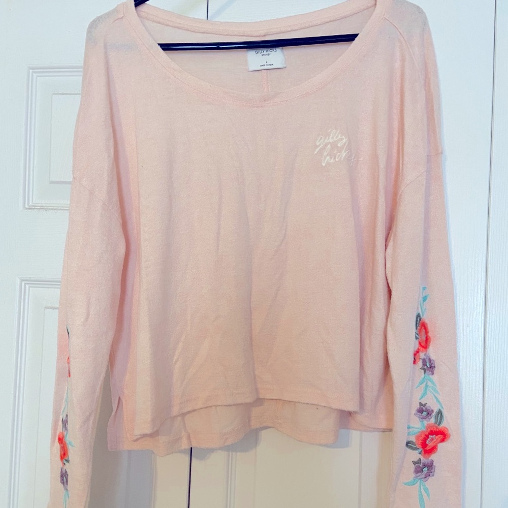 Gilly Hicks crop long sleeve size L